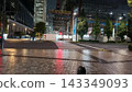 丸之內市雨夜，辦公區的十字路口。 143349093