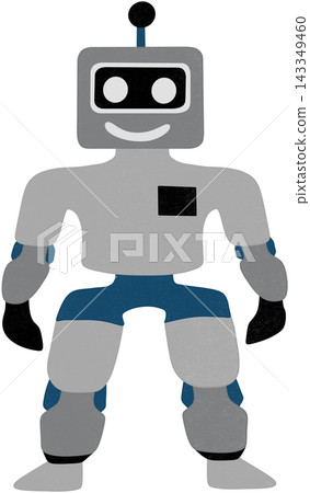 ai robot illustration 143349460
