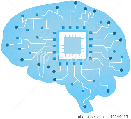 artificial intelligence brain 143349465