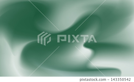 Abstract smooth green gradient with flowing organic curves, muted teal and sage tones, and soft diffuse light for modern design backgrounds and product presentation Abstract smooth green gradient with flowing organic curves, muted teal and sage tones, and soft diffuse light for modern design backgrounds and product presentation 143350542