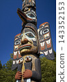 Totem Pole in Ketchikan in Alaska, USA 143352153