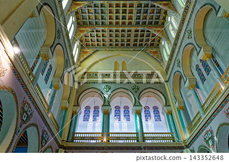 Interior Architecture of Acropolium of Carthage Cathedral in Tunisia Interior Architecture of Acropolium of Carthage Cathedral in Tunisia 143352648