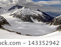 Aerial view of the Juneau Icefields in Alaska - USA 143352942