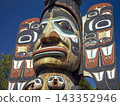 Totem Pole in Ketchikan in Alaska. USA 143352946