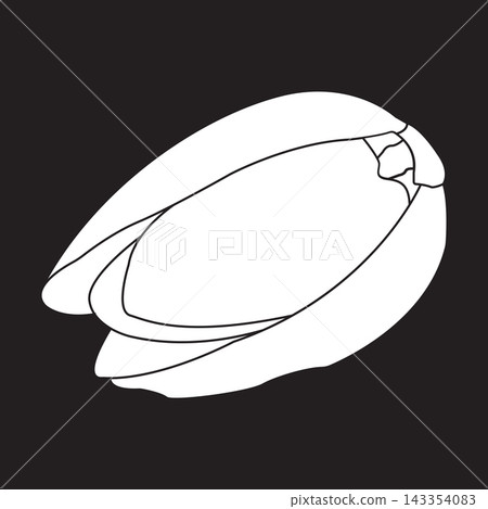 Flat Vector Illustration of Pistachio Nuts Flat Vector Illustration of Pistachio Nuts 143354083