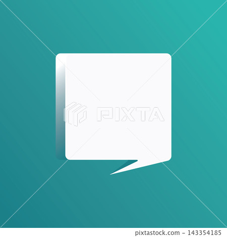Speech bubble blank frame, text quote box, message Speech bubble blank frame, text quote box, message 143354185