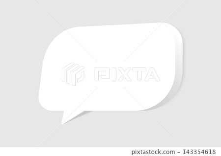 Speech bubble blank frame, text quote box, message Speech bubble blank frame, text quote box, message 143354618