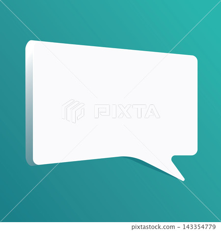 Speech bubble blank frame, text quote box, message Speech bubble blank frame, text quote box, message 143354779