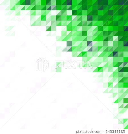 Abstract geometric vector background of triangles in green and white tones with a corner gradient. eps 10 Abstract geometric vector background of triangles in green and white tones with a corner gradient. eps 10 143355185