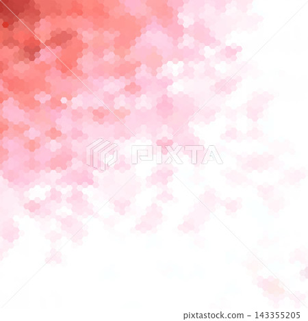 Abstract geometric vector background of hexagons in red and white tones with a gradient. eps 10 Abstract geometric vector background of hexagons in red and white tones with a gradient. eps 10 143355205