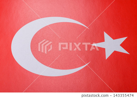 Turkey flag as a symbol of national independence. The Turkey flag Turkey flag as a symbol of national independence. The Turkey flag 143355474