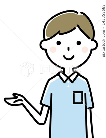 Care staff, helpers, guides 143355665