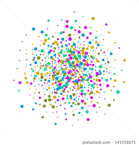 Modern bright abstract geometric background of multicolored dots forming a circular composition. eps 10 Modern bright abstract geometric background of multicolored dots forming a circular composition. eps 10 143356075
