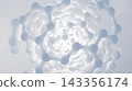 Abstract Molecular Spiral. Computer generated 3d render 143356174