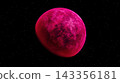 Red Alien planet. Computer generated 3d render 143356181