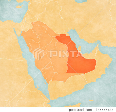 Map of Saudi Arabia - Eastern Province Map of Saudi Arabia - Eastern Province 143356522