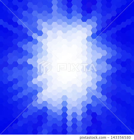 Abstract geometric light background of blue and white hexagons with a bright light center. eps 10 Abstract geometric light background of blue and white hexagons with a bright light center. eps 10 143356580