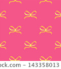 Seamless pattern with ribbon bows on pink, purple and red backgrounds vector. Stock Vector 143358013