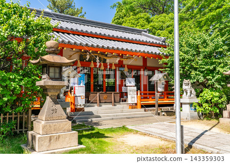 田海神社(田海神社)參拜殿:與將地名改為佃的德川家康有著深厚的淵源。大阪市西淀川區佃。 田海神社(田海神社)參拜殿:與將地名改為佃的德川家康有著深厚的淵源。大阪市西淀川區佃。 143359303