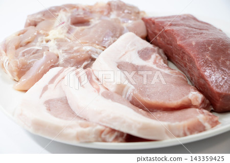 牛肉、豬肉、雞肉 143359425