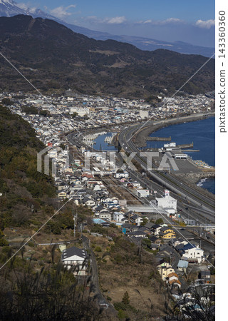 清水區結井町及結井漁港的街景 清水區結井町及結井漁港的街景 143360360