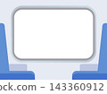 Window frame of car window - seat only 143360912