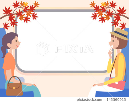 Car window frame - Autumn - Girls' trip Car window frame - Autumn - Girls' trip 143360913