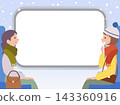 Car window frame - Winter - Girls' trip 143360916