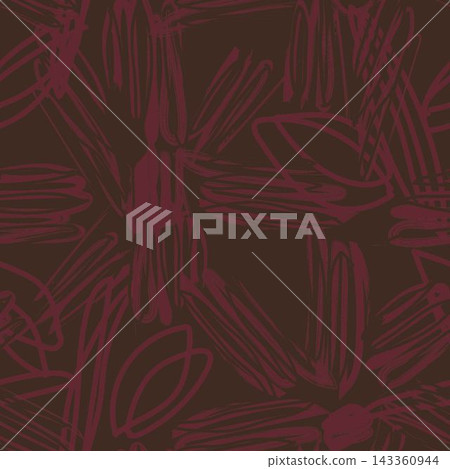 Burgundy Abstract Brushstroke Floral seamless pattern design for fashion and home textiles, graphics and backgrounds Burgundy Abstract Brushstroke Floral seamless pattern design for fashion and home textiles, graphics and backgrounds 143360944