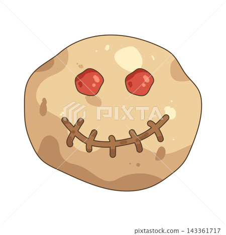 Illustration of halloween cookie 143361717