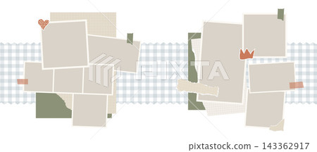 Vintage Paper Moodboard Presentation Template Vintage Paper Moodboard Presentation Template 143362917