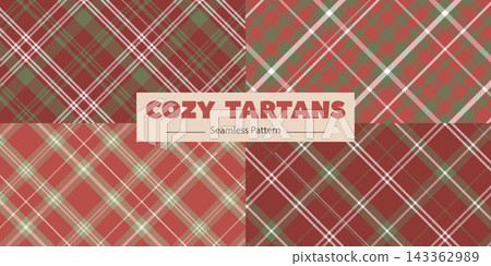 Christmas Tartan Pattern Christmas Tartan Pattern 143362989