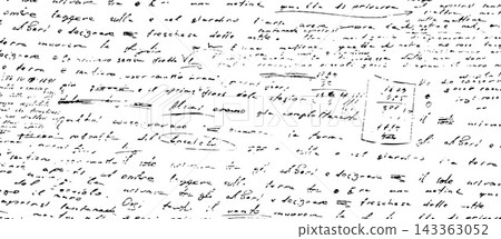 Old Manuscript Handwriting Abstract Paper Texture Old Manuscript Handwriting Abstract Paper Texture 143363052