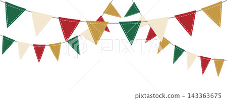Holiday Christmas Pennant Garland Decorative Party Bunting Holiday Christmas Pennant Garland Decorative Party Bunting 143363675