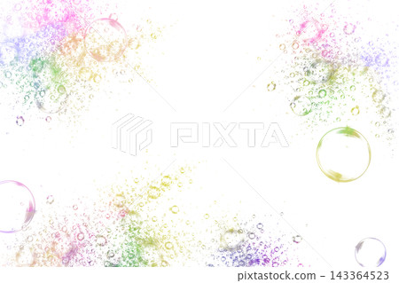彩虹色氣泡背景 彩虹色氣泡背景 143364523