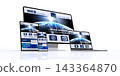 Responsive website design for PCs, laptops, and mobile devices. 143364870
