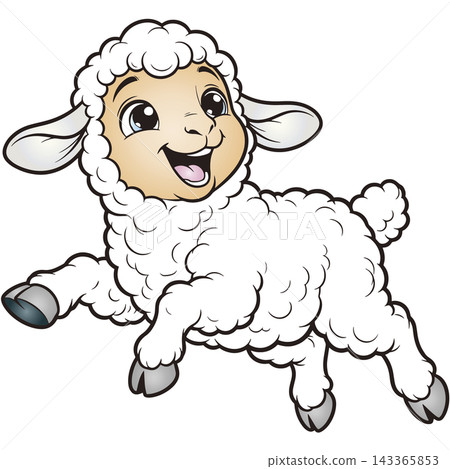 A fun animal illustration ☆ Sheep A fun animal illustration ☆ Sheep 143365853