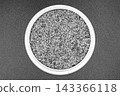 beautiful texture ripe of natural flax seeds on background 143366118