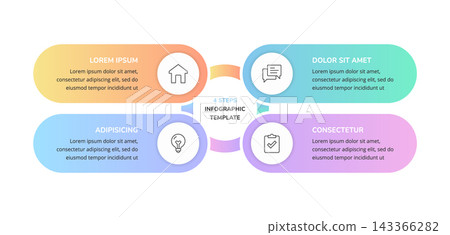 Circle Diagram with 4 Steps Circle Diagram with 4 Steps 143366282