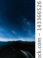 Great Wall of China at night with starry sky Great Wall of China at night with starry sky 143366526