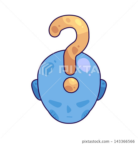 Illustration of Simple Head With Question Illustration of Simple Head With Question 143366566