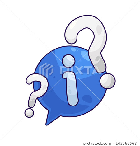 Illustration of Info Bubble Illustration of Info Bubble 143366568