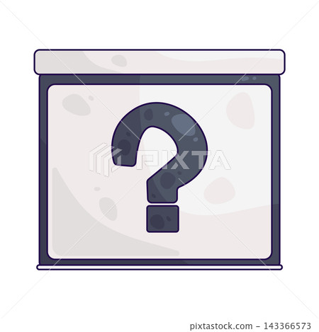 Illustration of Projector Screen With Question Mark Illustration of Projector Screen With Question Mark 143366573