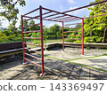 Outdoor Monkey Bar Gym Equipment in a Park 143369497