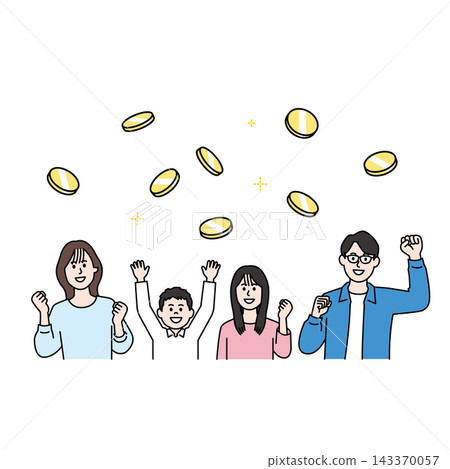 一家人想著錢 一家人想著錢 143370057
