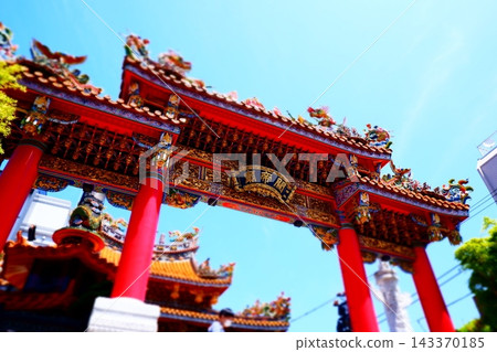Kantei-byo Temple - A symbol of Yokohama Chinatown, dedicated to Guan Yu, a hero of the Three Kingdoms period and the god of business. Kantei-byo Temple - A symbol of Yokohama Chinatown, dedicated to Guan Yu, a hero of the Three Kingdoms period and the god of business. 143370185