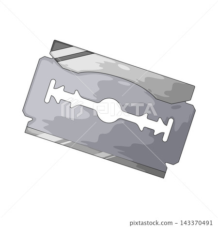 Illustration of Razor Blade Illustration of Razor Blade 143370491