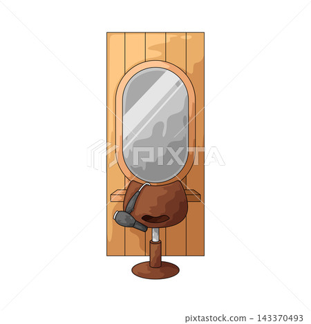 Illustration of Hair Salon Illustration of Hair Salon 143370493