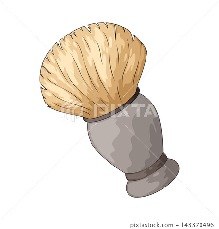 Illustration of Shaving Brush Illustration of Shaving Brush 143370496
