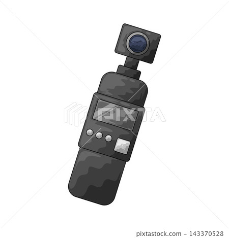 Illustration of Portable Pocket Camera Illustration of Portable Pocket Camera 143370528